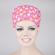 Medical Suit Jalecos Surgical Cap Medical Scrub Caps for Women Doctors And Nurse restaurant kitchen Working 100% Cotton B152