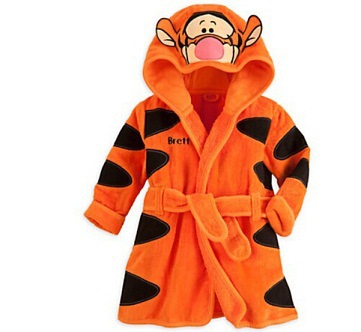Charactor Robe Fleece Bathrobe Kids Children s Roupao De Banho Robes Christmas Baby Clothing Bath Robe