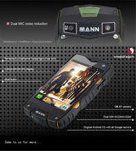MANN ZUG 3 4 IPS Screen IP68 Three proof MSM8225 1 0GHz Dual core Smartphone 1G