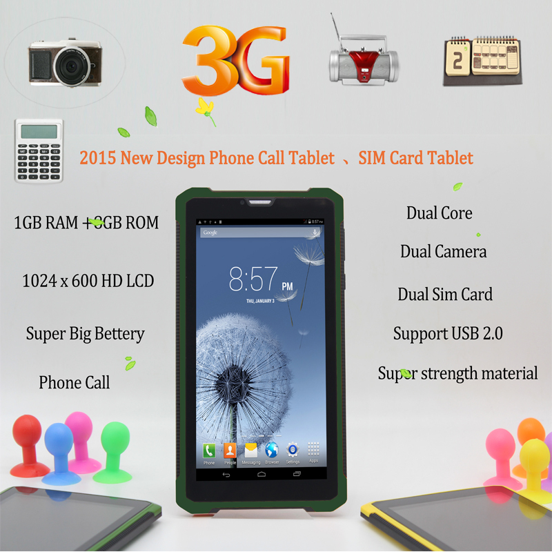 Strong Computer Pc 7 inch Tablet Pc 1GB 8GB 2 SIM Card 2G 3G Phone call