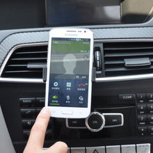 Black Universal Elastic Mobile Phone Holders Car Air Vent Holder Mount Bracket for iPhone Samsung Cellphone