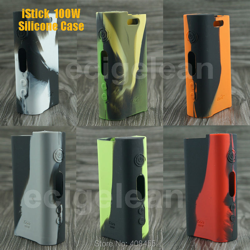 50pc* iStick 100W silicone case VS Snowwolf 200w skin wrap /eVic VTC mini cover/ IPV D2 skin/ VT200 & VT40 ecig vaporizer
