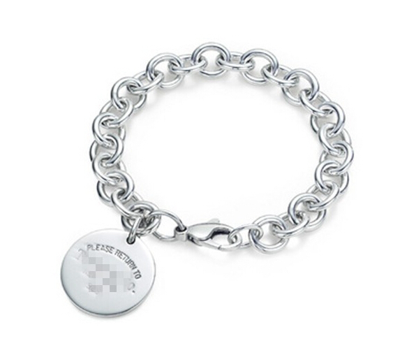 Wholesale Brand Men Bracelets Jewelry High Quality 925 Sterling Silver Cuff Bracelets Charm Bangles For Women