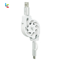 LeEco Original Universal Multi function 2 in 1 Micro USB Type C Telescopic Data Lines 1M
