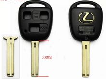 10PCS/Lot Remote Key Shell 3 Buttons TOY48 Blade for Lexus 38MM