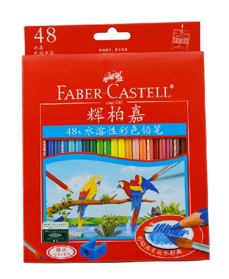 FABER CASTELL Water-soluble colored pencils Non-toxic watercolour pencils 12/48 colors colored pencils art supplies