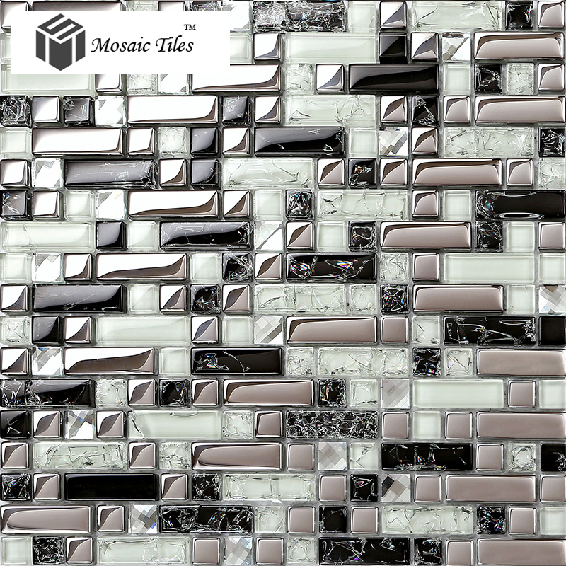 Compra backsplash baldosas de vidrio para la cocina online al por mayor