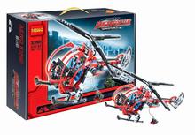 building block set compatible with lego city rescue helicopter 3D Construction Brick Educational Hobbies Toys for Kids
