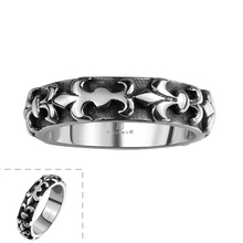 US# 8-11 Lureme New Fashion Simple Stainless Steel Men’s Ring for Men Punk Gothic Style Jewelry Black Rings Male