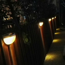 200pcs/lot LED Solar Half Moon Fence/Path/Wall Lighting