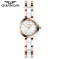 Luxury Brand GUANQIN Fashion Female Ceramic Bracelet Watch Women Quartz watch Clock Ladies Dress Watches Relogio