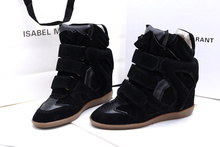Isabel Marant black suede sneakers