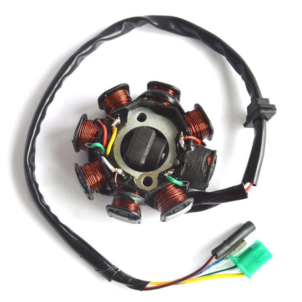 152QMI 157QMJ Magneto Stator Ignition Generator 8 Poles Coils font b GY6 b font Motorcycle Scooter