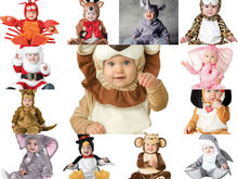 Baby Rompers Animals 3-24 M Flannel Long Sleeves Baby Costume Clothing Clothes