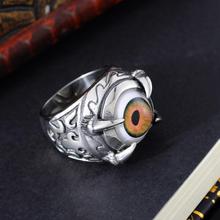2015 New Men 316LStainless Steel Tibetan Gothic Rock Dragon Claw Rings Evil Eye 9-13 Rings Unique Jewelry Over $125 Free Express
