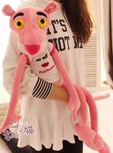 Gift for baby 1pc 80cm cartoon nici forest T-shirt thin Pink Panther naughty leopard plush doll novelty creative stuffed toy