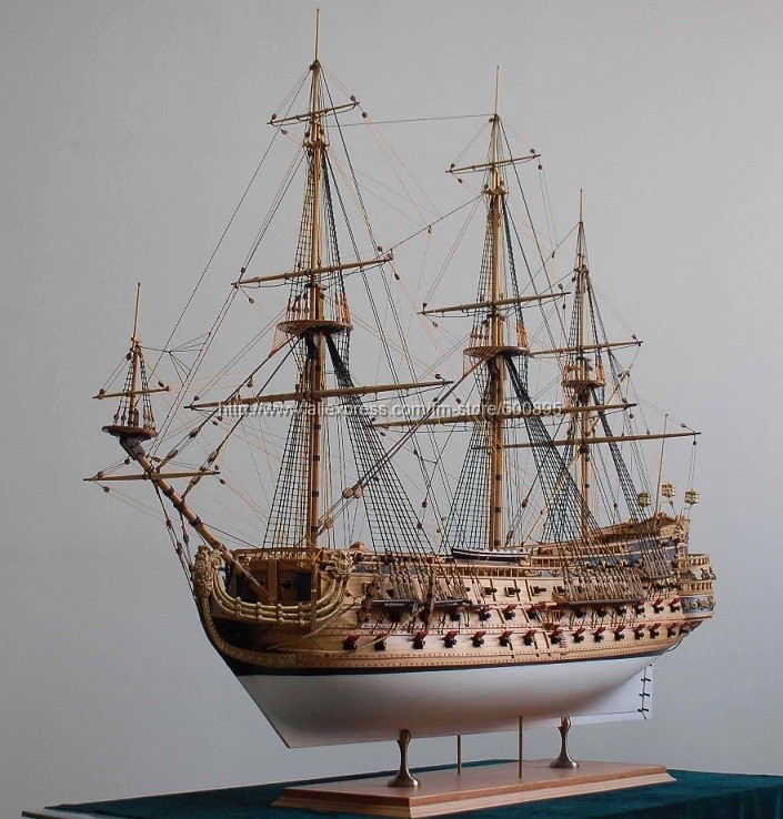 ZHL model ship kits The San Felipe 1690 DIY product KL02in Model