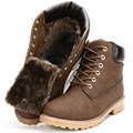 Hellozebra New Big Size PU Leather Men Boots Autumn And Winter Man Shoes Ankle Boot Snow