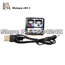 wholesale 10set/lot (New version) wltoys wl V911 rc helicopter parts USB cable lipo charger accessory