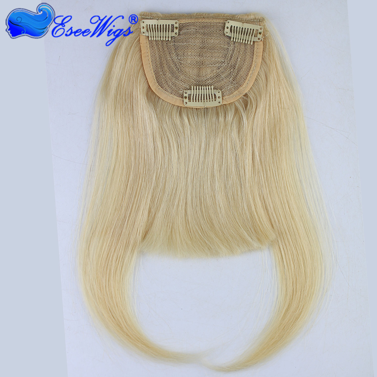 30 Color Brazilian Human Hair Clipin Hair Bang Full Fringe Short