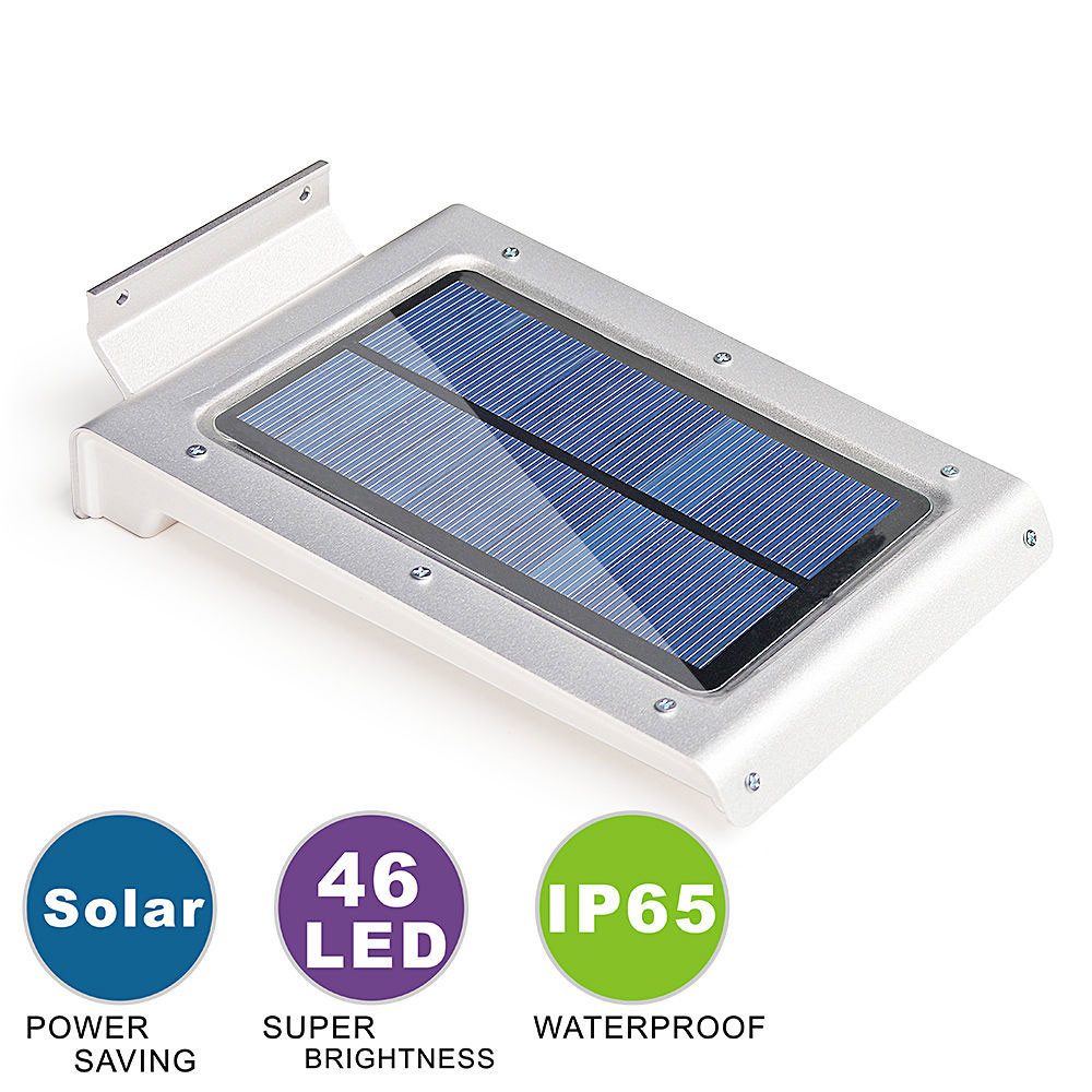 46 LED Solar Power Motion Sensor Outdoor Waterproof Garden Security Lamp Light 350 Lumens. 46 LED Solar Power Motion Sensor Outdoor Waterproof Garden Security Lamp Light 350 Lumens.