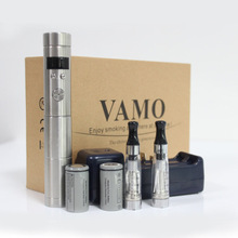 2014 new stainless steel Vamo V5 electronic e cigarette kits e-cigarette ego CE4 atomizer vaporizer 18350 18650 battery TZ046