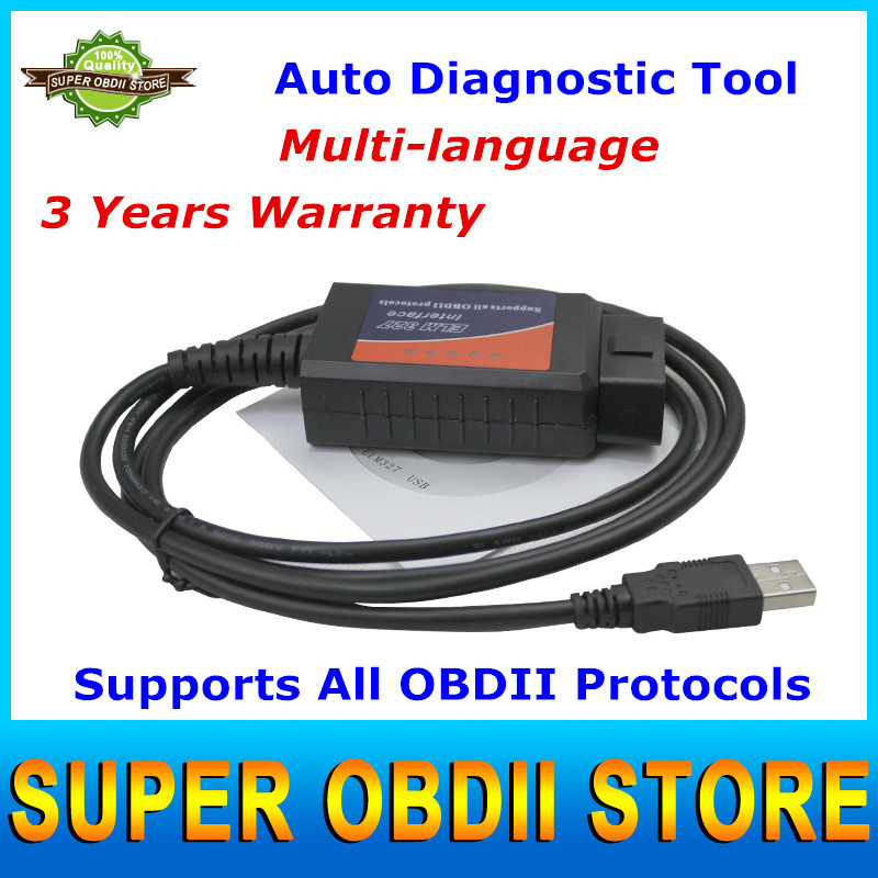 Usb OBD2  327 OBDII  V1.5   OBD II ELM327   DOS / Windows    