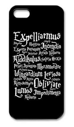 Harry Potter Magic Spell DIY Custom Printed Mobile Phone Case Cover for Iphone 4 4s 5