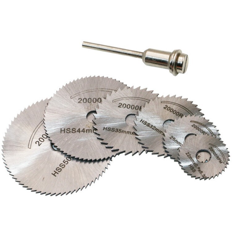 6XHSS Kreissäge Scheibenrad für Dremel Bohrmaschinen Drehwerkzeug Cutting Blades 