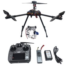 RTF Kit HMF Y600 Tricopter 3 Axis Copter Hexacopter APM2.8 GPS Drone with Motor ESC AT10 TX&RX Camera Gimbal for Gopro F10811-D