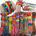 bracelets for women 2016 New 50Pcs Wholesale Colorful Bracelet Jewelry Lot Braid Strands Friendship Cords Handmade