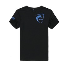 T-shirt Mens Hot Selling 2016 Summer Style New GYM Wolf Skull Printed T-shirts For Men Cotton Casual Brand T shirt