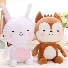 40cm Descendants of the Sun Plush Toy, Camouflage uniforms Fox Plush And Rabbit Plush Toys 1PCS Stuffed Animal Doll For gift
