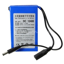 High Quality Super Rechargeable Protable Lithium ion Battery D C 12V 4000mAh With Plug
