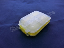 White Yellow 3 Layer 8 Compartments Electronic Components Case