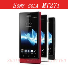 Original cell phone Sony Xperia sola MT27i unlocked Dual core 3 7 5MP GSM 8GB Memory