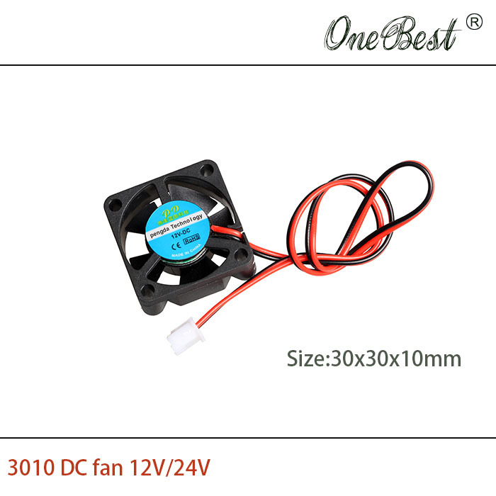 10Pcs DIY Parts 3010 cooling fan DC 12V 0 1A for 3D printer accessories 30x30x10mm 30
