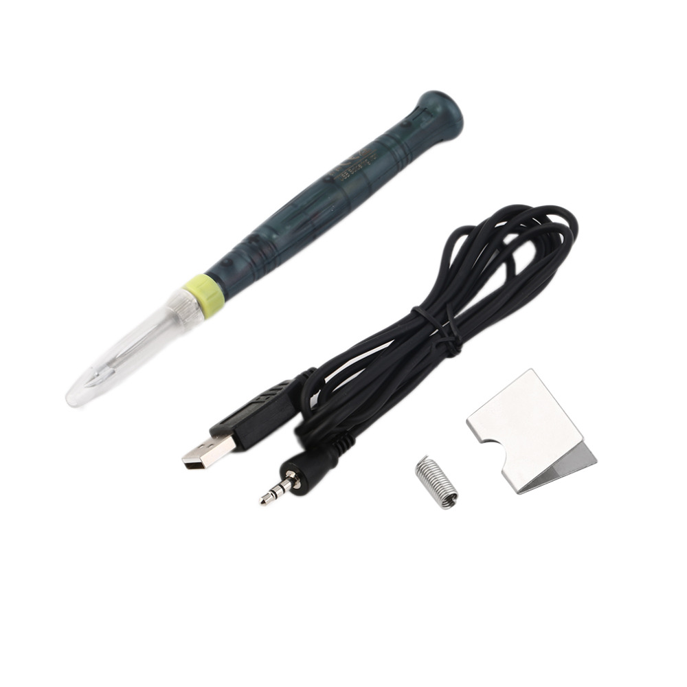 Free Shipping Mini Portable USB 5V 8W Electric Powered Soldering Iron Pen/Tip Touch Switch Quality Top Sale Hot Sale