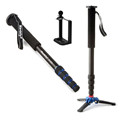 Manbily A 222 M 1 Base Tripod 1650mm Alumninum Camera Unipod Monopod Flip Lock w 3