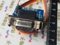 5pcs lot MAX3232 RS232 to TTL Serial Port Converter Module DB9 Connector MAX232 4Dupont cable free