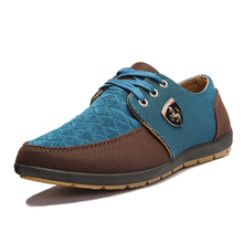 2015 NEW brand Swede Leather casual men’s shoe matching flat shoes Men shoes tenis masculino size 39-44
