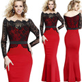 Good quality European Spring autumn Women s Elegant Out Long Dresses Bohemian Casual Clothing Sexy Slim