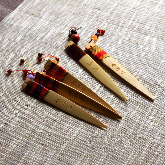 bamboo Puerh tea Knife needle Tools insert tea set...