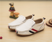 Children’s shoes 2016 Spring Autumn Genuine Leather Boys shoes, Baby boy Peas shoes First Walkers toddler shoes