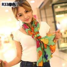 Chiffon silk scarf 2015 scarf female summer and autumn all match scarf long design air conditioning