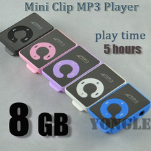 Big promotion 8G card Mirror Portable MP3 player  Mini Clip MP3 Player waterproof sport mp3 music player walkman lettore mp3