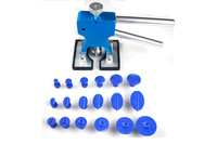 19 pcs High quality Super PDR Paintless Dent Repair Tools Set with 18pcs Blue Glue Tabs 1 Blue Glue Puller