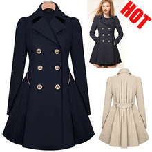 Spring Winter Trench Coats Women Clothing Slim Long Windbreaker Jumpsuit Big Size Female Party Dress Park Casaco Feminino Ropa