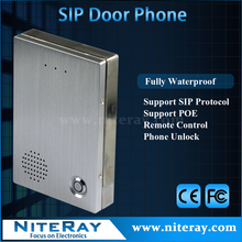 2016 NEW !!! VoIP remote control intercom doorbell / ip control lock support voip SIP phone PBX system