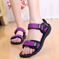Sandals female summer flat casual large size student sandals Beach shoes Anti skid gladiator sandal slippers